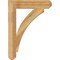 Ekena Millwork Thorton Craftsman Rough Sawn Bracket, Western Red Cedar, 4"W x 22"D x 30"H BKT04X22X30THR04RWR - alternate 4